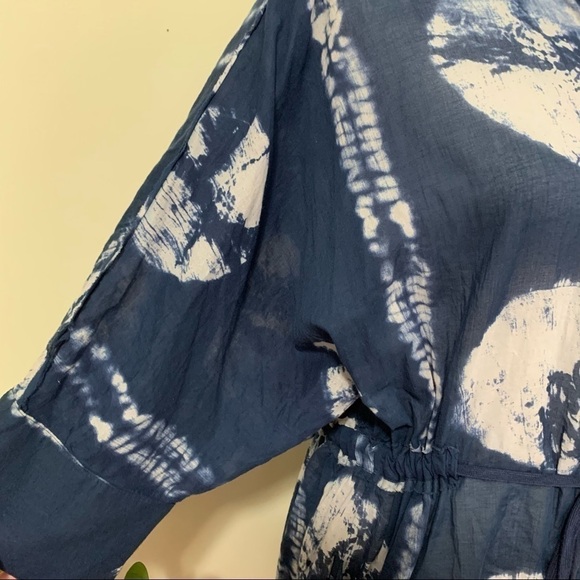 Free People Sydney Sleep Shirt in Blue sz M/L - Picture 2 of 4